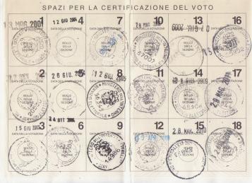 Tessera elettorale Tessera elettorale
